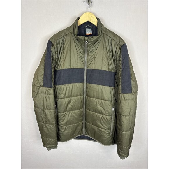 Icebreaker Men’s MerinoLOFT Jacket XL Green Insulated Wool Blend Full Zip